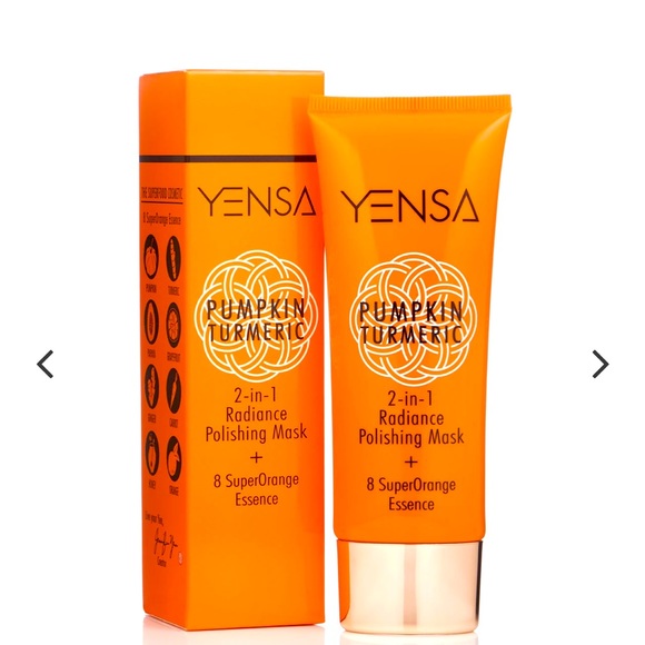 YENSA Other - Yensa Pumpkin Tumeric 2-in-1 Radiance Polishing Mask + 8 SuperOrange Essence